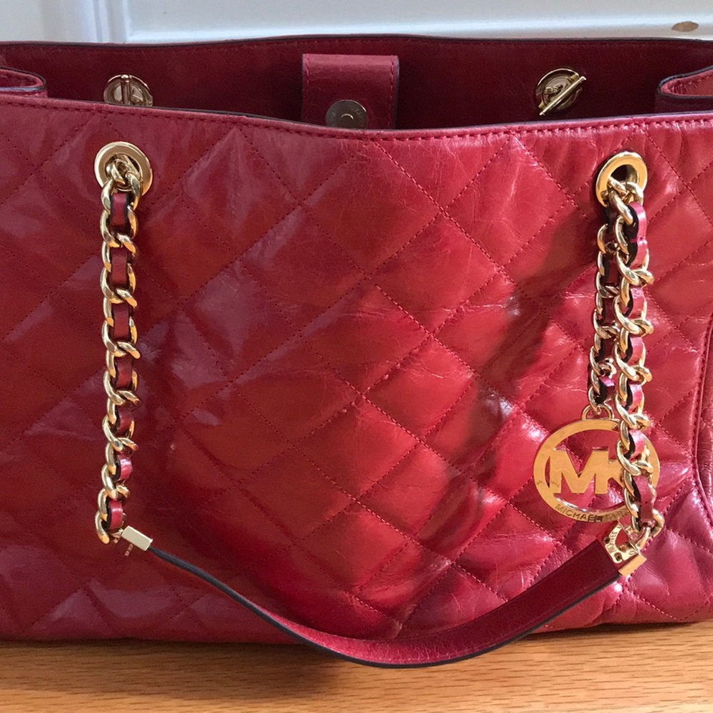 MK Leather Bag